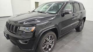 2021 JEEP GRAND CHEROKEE LIMITED 80TH ANNIVERSARY DIAMOND BLACK 4K WALKAROUND 12558ZA SOLD!