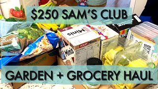 $250 SAM’S CLUB HAUL | Outdoor/Garden + Groceries | Fayetteville, North Carolina