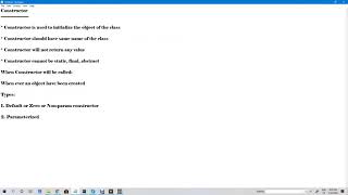 2. Core Java: Constructor Concepts