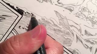 Inking with Tombow pens