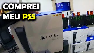 FINALMENTE COMPREI MEU PS5!