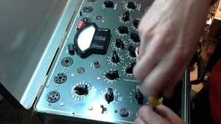 Weston Model 981 Type 3A Tubechecker Video #1 - Checkout