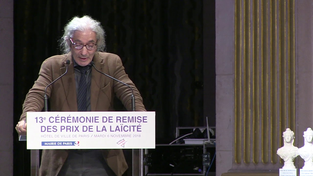 Boualem Sansal, Prix International De La Laïcité 2018 - YouTube