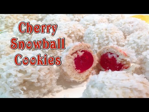 Cherry Snowball Cookies Recipe