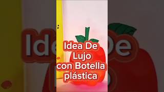 IDEA Con Botella Plástica #manualidades #frascosdecorados #reciclajecreativo #botellasplastica