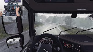 Logs Delivery | Euro Truck Simulator 2 | Logitech g29 gameplay