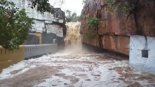 Stunning Footage Of Waterfalls Tumbling Down A Rocky Cliff Face