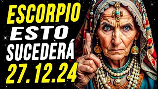 😱♏ ¡Escorpio, desde el 27 de DICIEMBRE te espera un FUTURO DORADO! ✨ ¡No te lo pierdas!