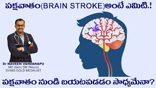 పక్షవాతం(BRAIN STROKE) అంటే ఎమిటి..!పక్షవాతం నుండి బయటపడడం సాధ్యమేనా?