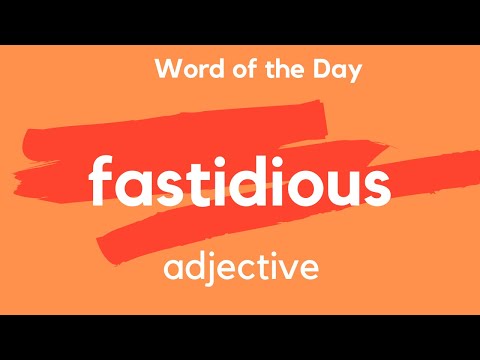 Is fastidious a compliment?