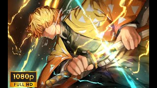 Zenitsu - All Thunder Breathing moments Thunder clap and flash forms 1080p #demonslayer