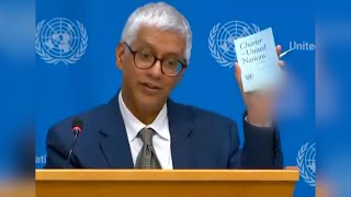 UN official responds to Israel envoy's shredding of UN charter
