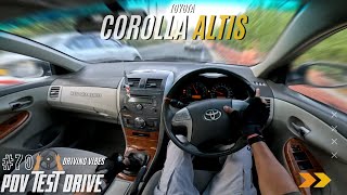 2014 TOYOTA COROLLA ALTIS | 1.8L 138BHP | 1.8G | POV Drive #70 | 4K | REVGEARSHIFT #toyota #corolla