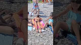 🇬🇪 BATUMI BEACH WALK🌴 GEORGIA 🌞 women in bathing suits【4K】🏖🌞🏝#globalbeachexplorers #shorts