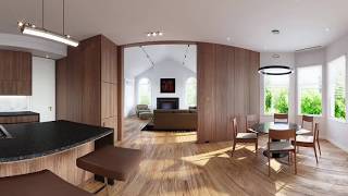 360 Panorama Rendering kitchen