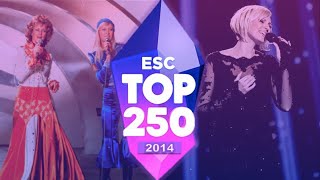 ESC Top 250 (2014) - Official Top 10 - Eurovision