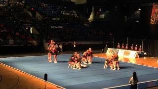 Edwardsville Varsity Cheer @ State 2016 Day 1