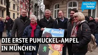 Die erste Pumuckel-Ampel in München