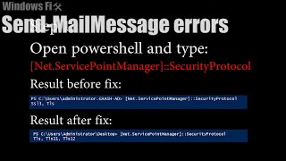 How-To Fix Send-MailMessage Errors in PowerShell // Windows #shorts