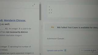 Distinct Pair sums codechef solution #codechef #codechefsolution
