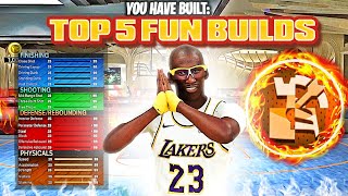 TOP 5 MOST FUN BUILDS ON NBA 2K23 CURRENT GEN! THE MOST FUN & OVERPOWERED BUILDS ON NBA 2K23!