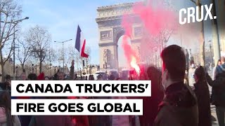 Canada To France, New Zealand: Ottawa Truckers Inspire Worldwide Protest | Trudeau Vs Freedom Convoy