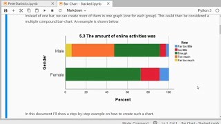 Python - Multiple Compound (stacked) bar-charts