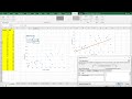 Excel - Scatterplot with reference line