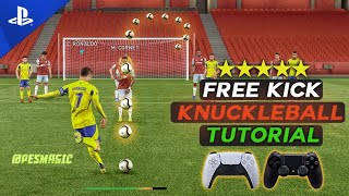 PES 2019 - free kick knuckleball | Tutorial [PS5,PS4, PS3]