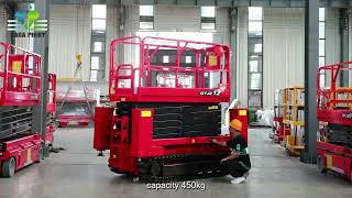 Crawler chassis rough terrain scissor lift-Sinofirst Machinery