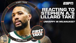 Tim Legler AGREES with Stephen A.‘s take on Damian Lillard being unhappy with Bu