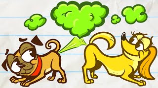 Cute Pencilmation PUPPIES!! | Animated Cartoons Characters | Animated Short Films | Pencilmation