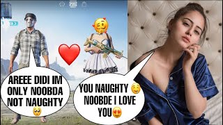 Random RICH \u0026 NAUGHTY GIRL😈🥰 TOLD ME ABOUT MIA AUNTY 😱 TEACH ME HOW TO PLAY PUBG MOBILE INDIA 😍