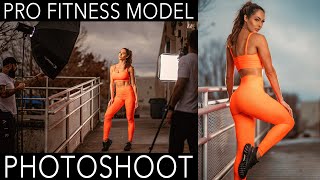 Fitness Model Photoshoot BTS | Hope Beel