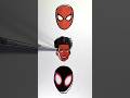 Spider Man Verse 3 DIY Papar Pieces Crafts‼️ Miles Morales Challenge 4k #shorts #spiderman