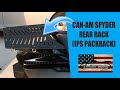 Rear Rack Install and Review on a 2021 Can Am Spyder F3T | Techn' Moto