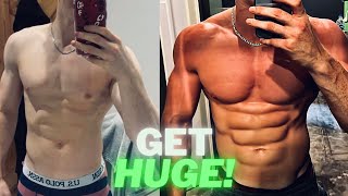 How I GAINED 28lbs of MUSCLE NATURALLY (Complete BULKING Guide)