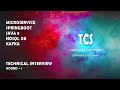 TCS | Java spring boot microservice | Technical Interview | Round 1
