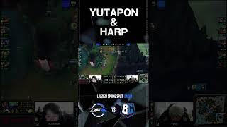 Yutapon\u0026Harp レーン戦ソロキル!! 【LJL2023 SPRING Day10 / vs BC】【League of Legends/LoL】#shorts