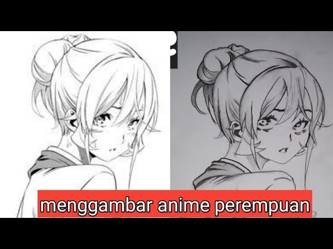 Cara Menggambar Anime Perempuan Untuk Pemula@Roni-80 - YouTube