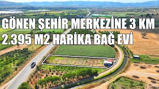 1281- 2.395 m2 Asfalta Cephe Harika Bağ Evi / Elektrik Su Her Şey Mevcut