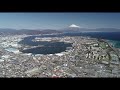 mt. fuji looks down shizuoka shimizu【清水港と富士山】