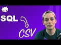 Dynamic SQL Queries Writing information to CSV Documents | WayScript Tutorial