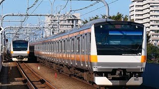 人身事故で遅延！遅延回復の中央線前面展望！