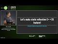 Lightning Talk: Static Reflection on the Budget in C++23 - Kris Jusiak - CppNow 2023