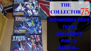 Transformers Impossible Toys TETRA SQUADRON Review Part 2