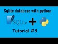 SQLite databases with python | Add variables to a table | Tutorial 3