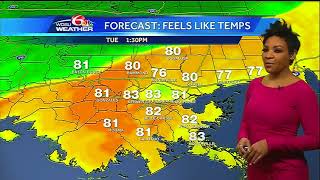 Tuesday AM Videocast: Scattered showers and storms, falling temps