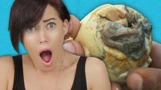 Americans Try Balut (Duck Embryo)