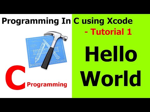 PROGRAMMING IN C / Xcode Tutorial 1 - Hello World
